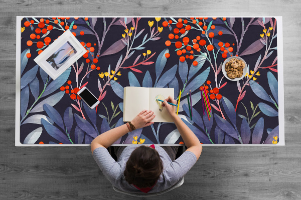 Bureau onderlegger Bloemen afbeelding