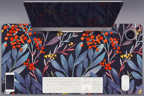 Bureau onderlegger Bloemen afbeelding