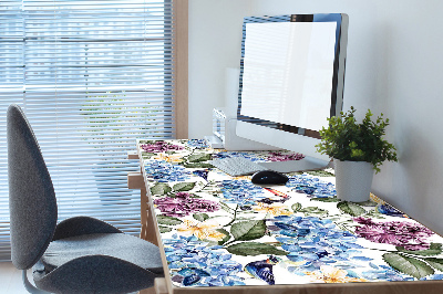 Bureau mat Retro bloemen