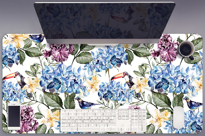 Bureau mat Retro bloemen