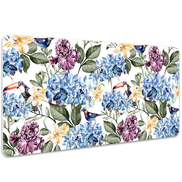 Bureau mat Retro bloemen