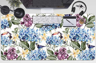 Bureau mat Retro bloemen