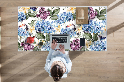 Bureau mat Retro bloemen