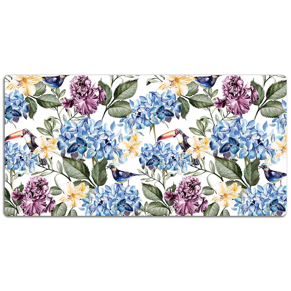 Bureau mat Retro bloemen