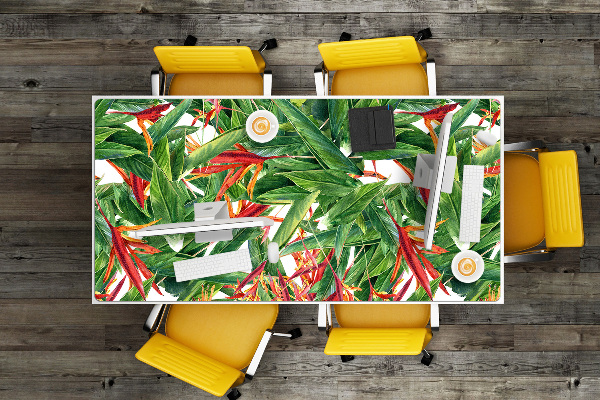 Bureaumat Exotische bloemen