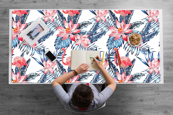 Bureaumat Geschilderde flamingo
