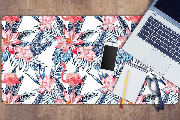 Bureaumat Geschilderde flamingo