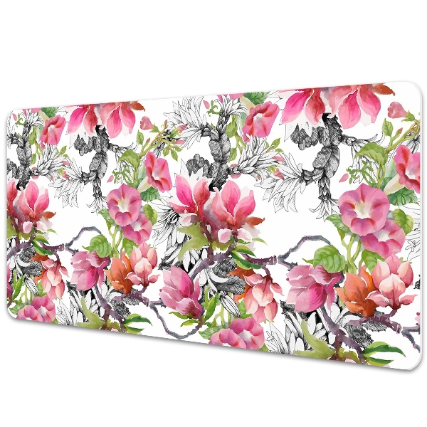 Bureau onderlegger Aquarellen bloemen