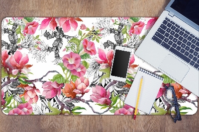 Bureau onderlegger Aquarellen bloemen