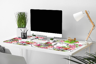 Bureau onderlegger Aquarellen bloemen