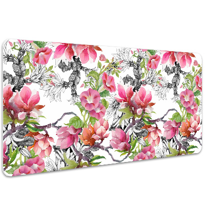 Bureau onderlegger Aquarellen bloemen