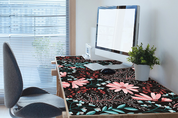 Bureau onderlegger Vintage bloemen