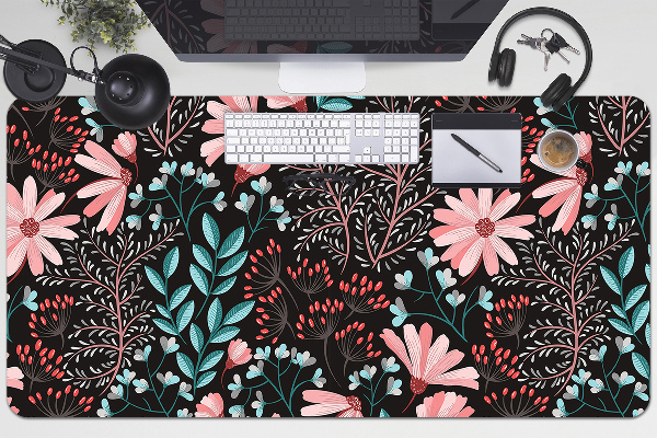 Bureau onderlegger Vintage bloemen