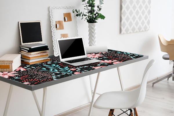 Bureau onderlegger Vintage bloemen