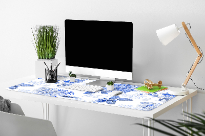 Bureau onderlegger Blauwe hortensia