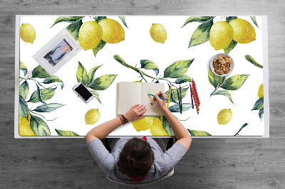 Bureau onderlegger Gele citroenen