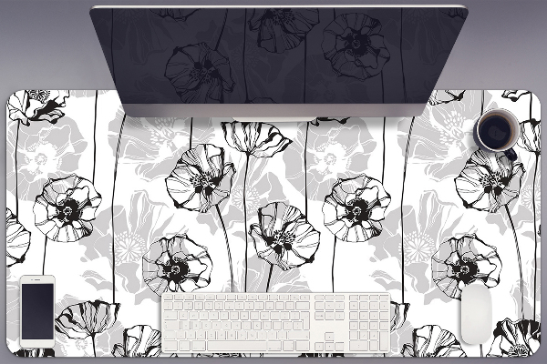 Onderlegger bureau Glamourbloemen