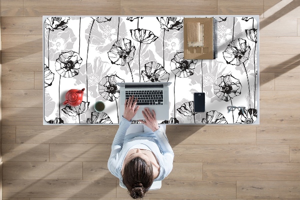Onderlegger bureau Glamourbloemen