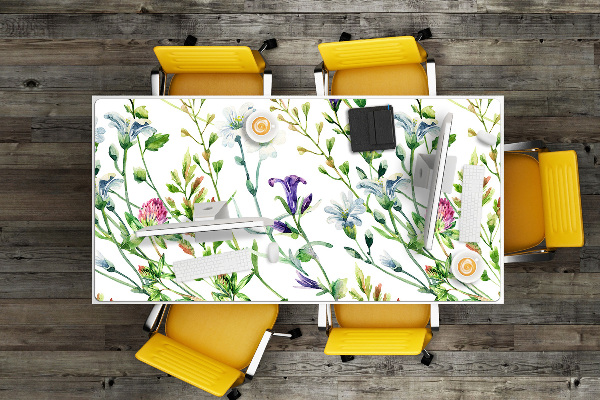 Onderlegger bureau Veldbloemen