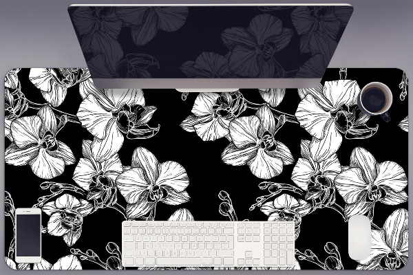 Onderlegger bureau Bloemen negatief