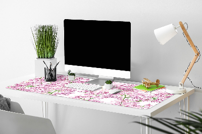 Bureau onderlegger Lila bloemen