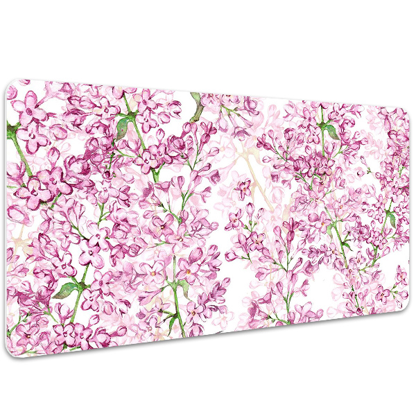 Bureau onderlegger Lila bloemen