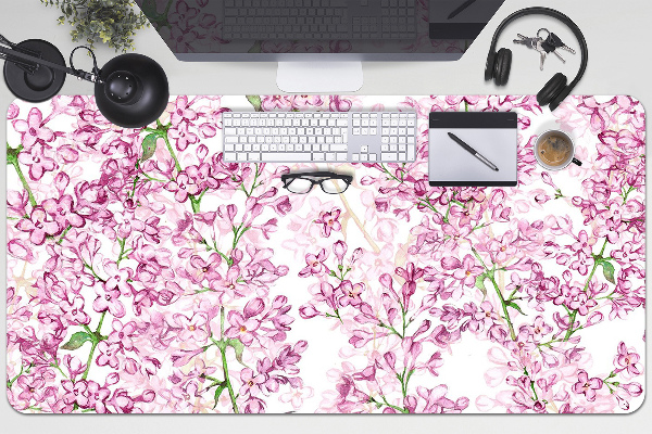 Bureau onderlegger Lila bloemen