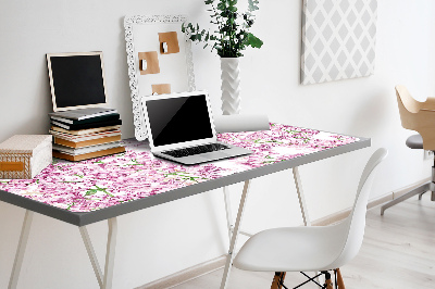 Bureau onderlegger Lila bloemen