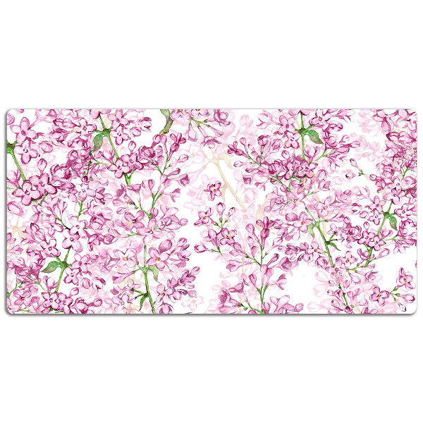 Bureau onderlegger Lila bloemen