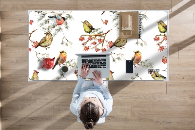 Onderlegger bureau Vogels op de tak