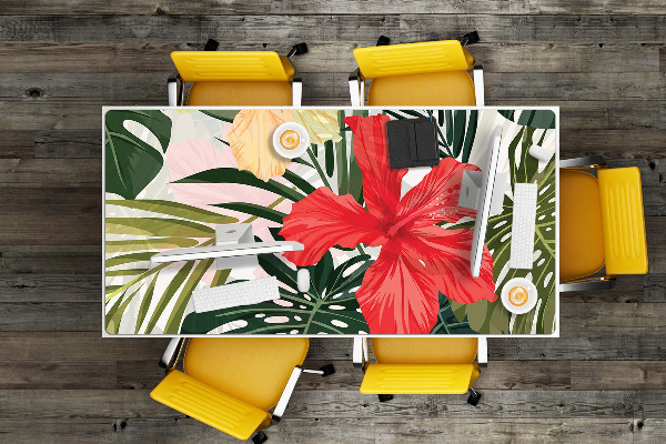 Onderlegger bureau Hawaiiaans eiland