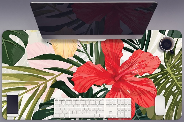 Onderlegger bureau Hawaiiaans eiland