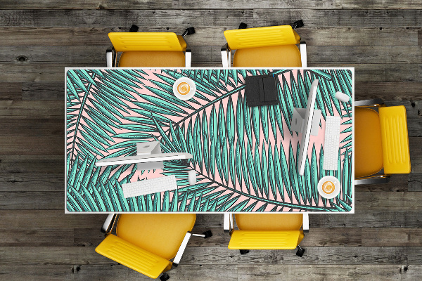 Onderlegger bureau Exotisch blad