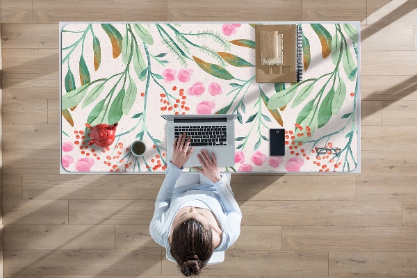 Onderlegger bureau Rowan -bladeren
