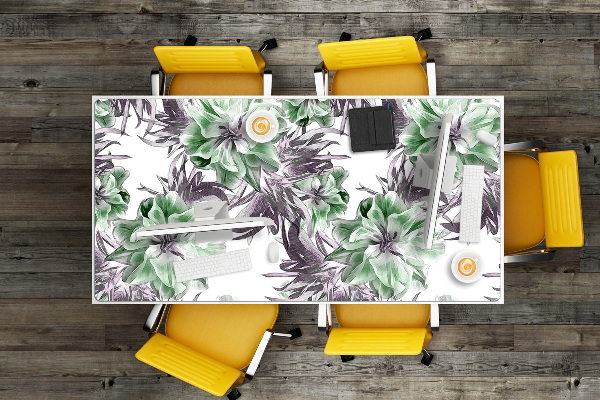 Bureau onderlegger Magische bloemen