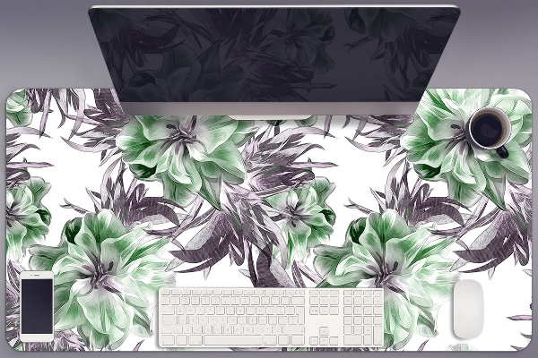 Bureau onderlegger Magische bloemen