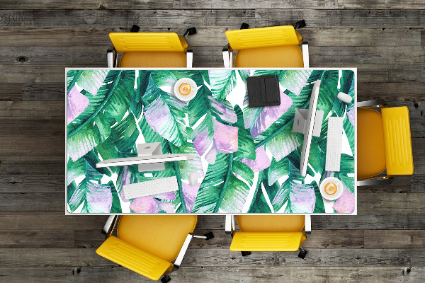 Bureau onderlegger Pastel bladeren