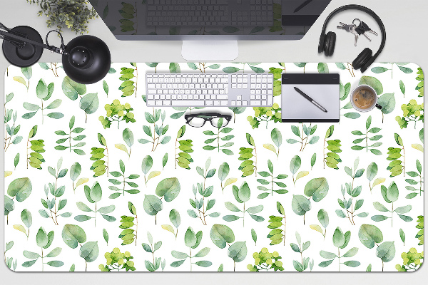 Bureau mat Groene bladeren