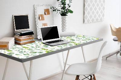 Bureau mat Groene bladeren