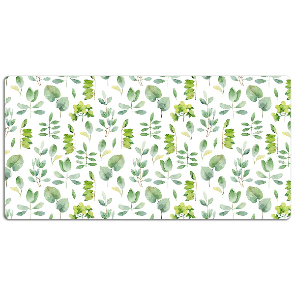 Bureau mat Groene bladeren