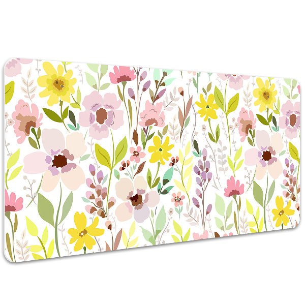 Bureau onderlegger Kleurrijke bloemen
