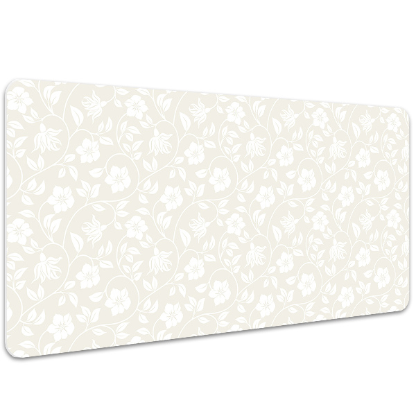 Bureau onderlegger Bloemenbehang