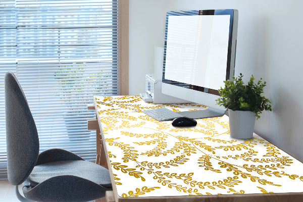 Bureau mat Gouden bladeren