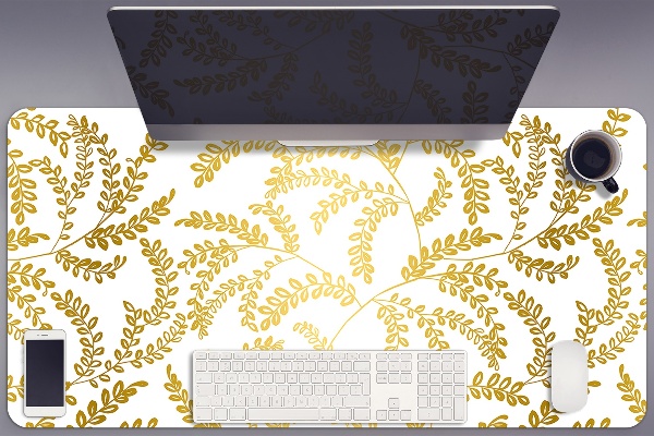 Bureau mat Gouden bladeren