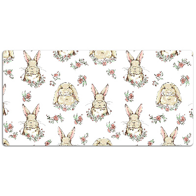 Bureau mat Lichtbruine konijnen