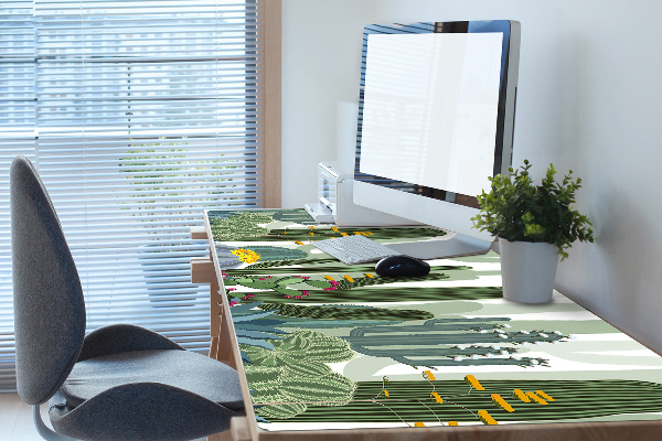 Bureau onderlegger Bloeiende cactussen