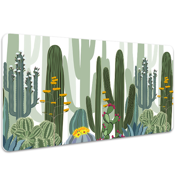 Bureau onderlegger Bloeiende cactussen