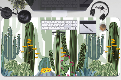 Bureau onderlegger Bloeiende cactussen