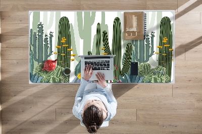 Bureau onderlegger Bloeiende cactussen