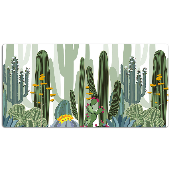 Bureau onderlegger Bloeiende cactussen